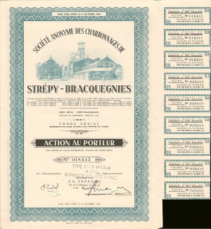 Societe Anonyme Des Charbonnages De Strepy - Bracquegnies